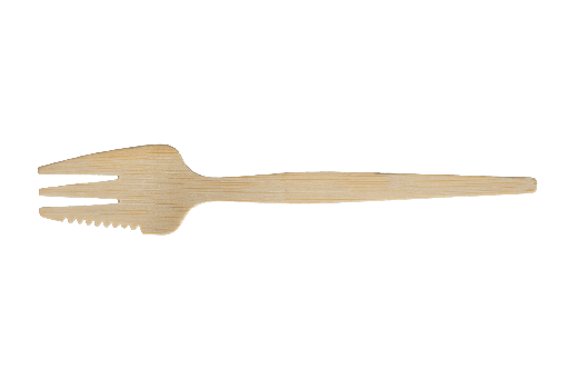 [15111005] Bamboe vork met tanding 140mm BIO 1000st