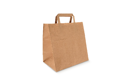 [151210017] Papieren tassen Middel kraft 80 gr. 27+17x29cm 350st
