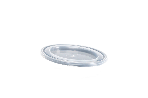 [151270009] Deksel ovaal sausbakje Ø95mm Transparant 1000st