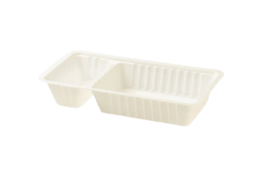 [151280008] Frietbakje A12+1 sausvak wit 1000st