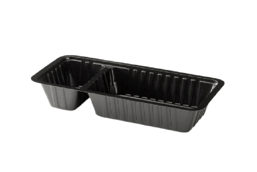 [151280105-1] Frietbakje A22 (A9+1) zwart 1000st
