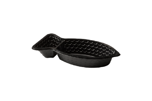 [151280125] Kibbeling bakje C71 zwart 1000st