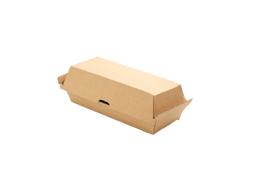 [151280605] Hotdog box 18x7x7cm kraft 200st