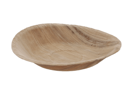 [1519987092] Palmblad kom Ø20cm 3.5cm hoog BIO 100st