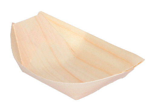 [1519987097-1] Amuse bootje hout 115x70mm FSC 100% BIO 1000st