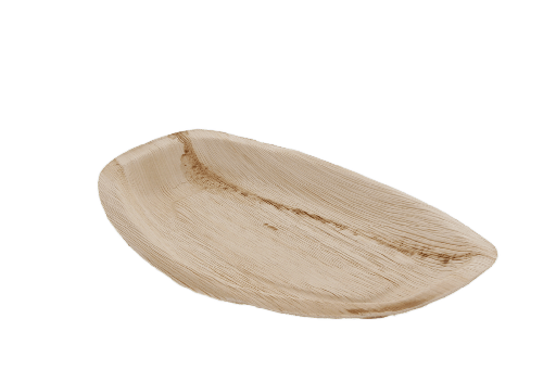 [1519987123] Palmblad cateringschaal 36x25x2.5cm BIO 100st