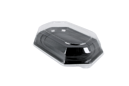 [1519987252] Deksel voor catering schalen 35cm transparant PET 50st