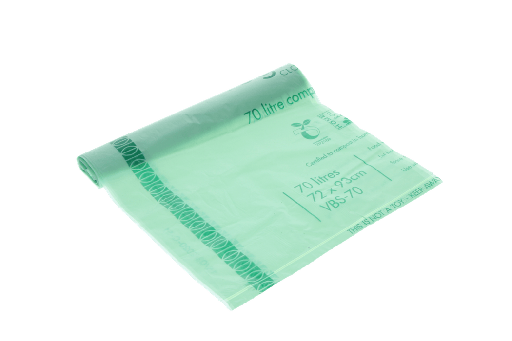 [1519987322] Afvalzakken 70 liter composteerbaar BIO 20st