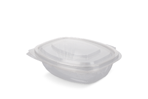 [1519987331-1] Saladebakje met klapdeksel 375ml BIO 300st