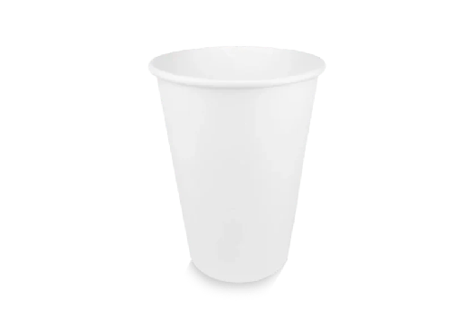[1519987442] Kartonnen koffiebeker 360cc 12oz wit 1000st