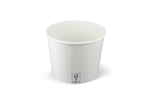 [1519987446] IJsbeker 300ml Ø90mm 10oz karton wit 1000st