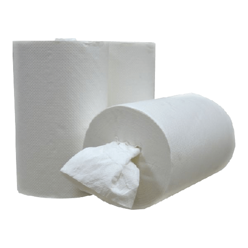 [1519987471-1] Poetsrol Mini (kokerloos) 1 laags Ø20cm 12x115 meter 12st