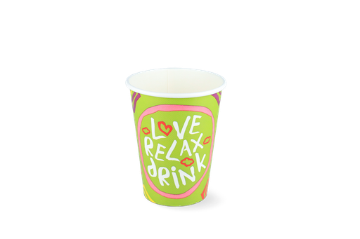 [1519987533] Milkshakebeker klein 300/360ml 12oz groen karton 500st