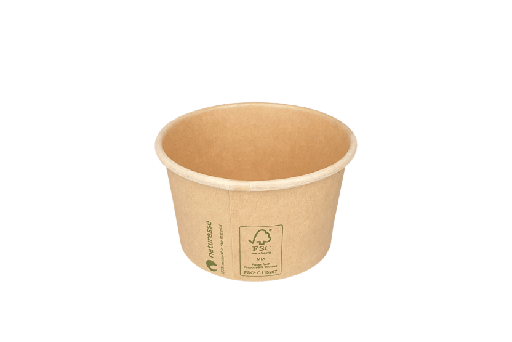 [1519987537-1] Bakje 90cc Ø75mm 3oz karton kraft BIO 1000st