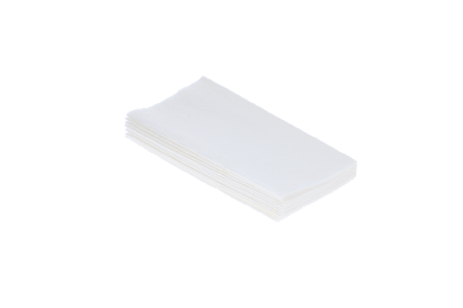 [1519987626] Servet 2 laags 1/8 vouw 33x33cm papier wit BIO 2000st