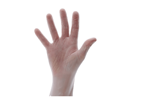 [1519987774] Handschoenen Vinyl Transparant Maat M 100st