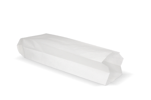 [1519987815] Snackzakken nr 10 (frikandel) Wit 45gr | 10kg 2150st