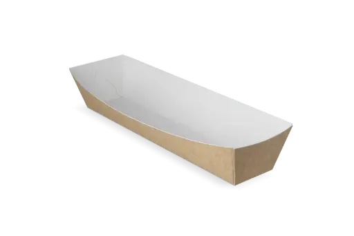 [1519987895] Frikandelbakjes A16 kraft/wit BIO 400st