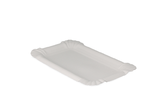 [1519987905-1] Kartonnen schaaltje ersatz gevoerd 100x160mm wit 2000st