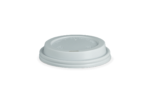 [1519987916] Koffiebeker deksels wit Ø90mm 1000st
