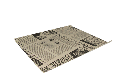 [1519988204] Vetvrij papier 33x38cm hamburgervellen krant bruin 2000st