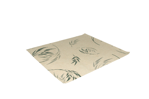 [1519988206-1] Vetvrij papier 33x30cm hamburgervellen kraft bamboe 2000st