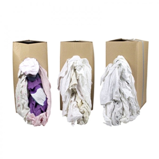 [1519988386] Poetsdoeken & Poetslappen Witte Tricot (WTR90) 10kg 1st