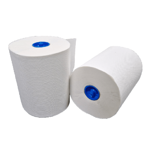 [1519988468] Handdoekrol Matic Mini 2 laags 6x165meter Ø18,2cm 100% cellulose wit T7 6st