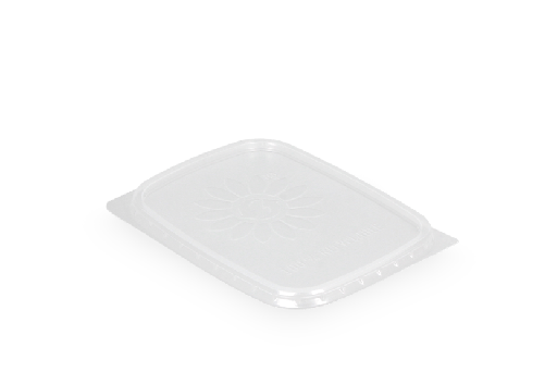 [1519988573] Deksel Saus bakjes 108mm rechthoekig transparant 1000st