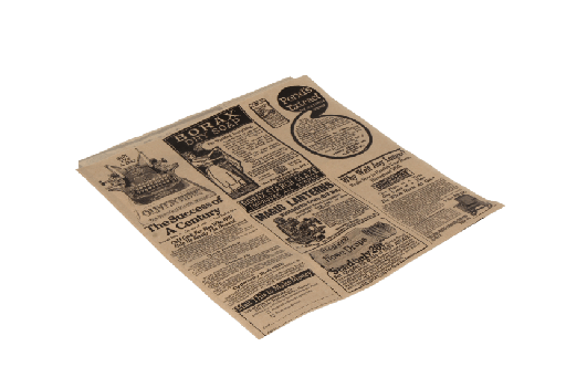 [1519987262-1] Hamburger zakje 17x18cm krant vetvrij papier BIO 4000st