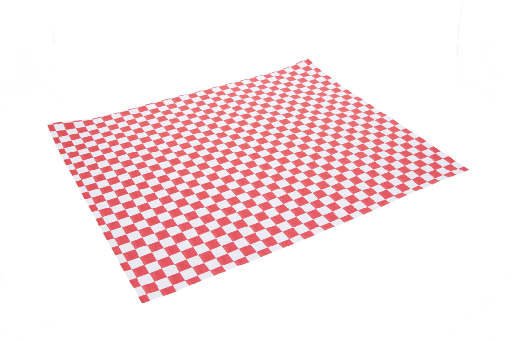 [1519987742-1] Vetvrij papier 28x34cm hamburgervellen boerenbont geruit BIO 4000st