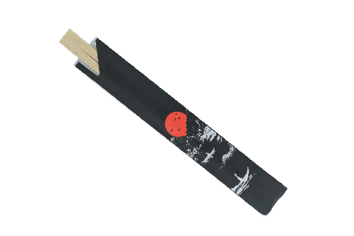[1519988226-1] Bamboe chopsticks eetstokjes 21cm in hoesje 3000st
