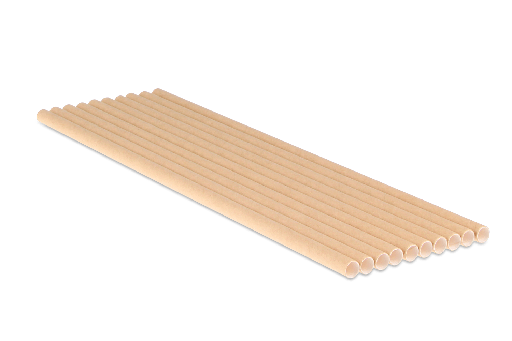 [1519988318-1] Papieren rietjes naturel 200x6mm BIO 4800st