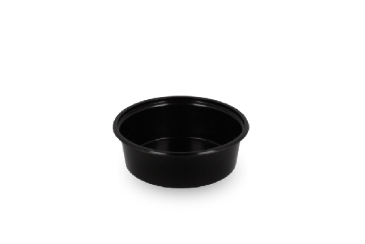 [1519925058] Rond bakje 50cc Ø70mm Zwart 1000st