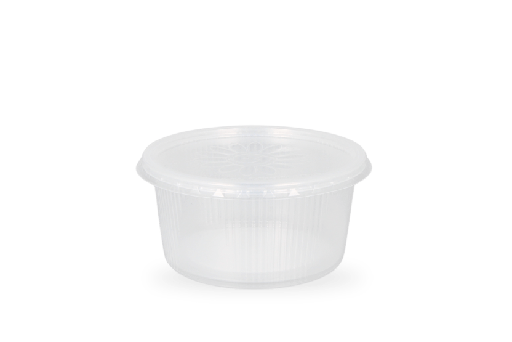 [1519988588] Rond bakje + deksel PP 250ml 101mm 250st