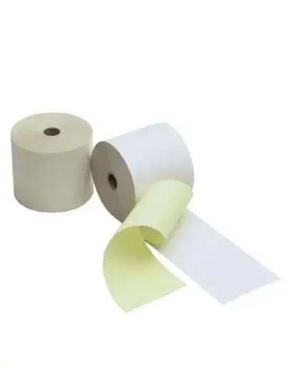[DUP767012] Duplorollen 76x70x12 50 rl/ds Wit/Geel