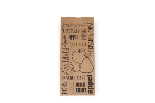 [1519925113] Fruitzak 0,5 pond 10/18x23cm kraft papier 2450st