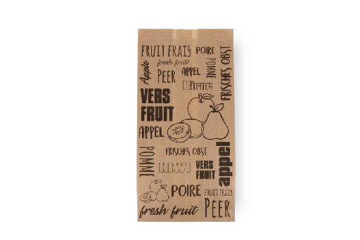 [1519925115] Fruitzak 2 pond 16/26x32cm kraft papier 1200st