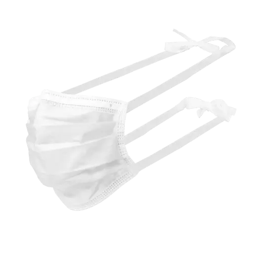 [02101-W] Wit Mondmasker Koord 50/doos, type IIR, Med-Comfort 02101-W