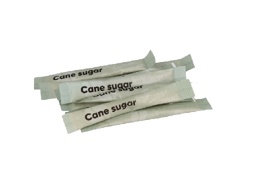 [1519987889-1] Rietsuiker sticks 4 gram 1000 stuks 1000st