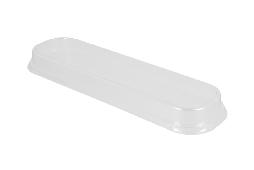 [1519925194] Rpet deksel transparant t.b.v. aluminiumschaal 25,5cm 500st