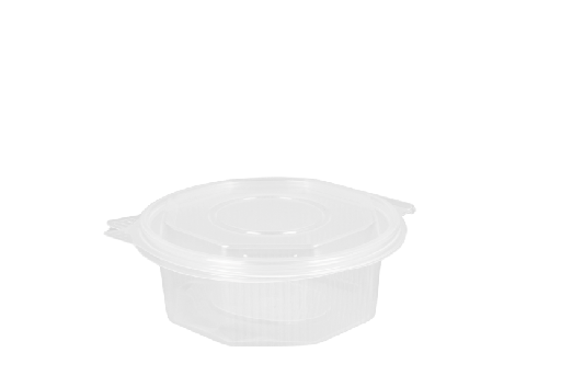 [1519925174] Ripboxx Saladebak met klapdeksel 375ml 500st