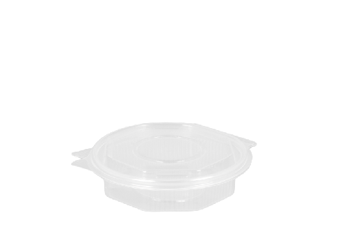 [1519925173] Ripboxx Saladebak met klapdeksel 250ml 500st