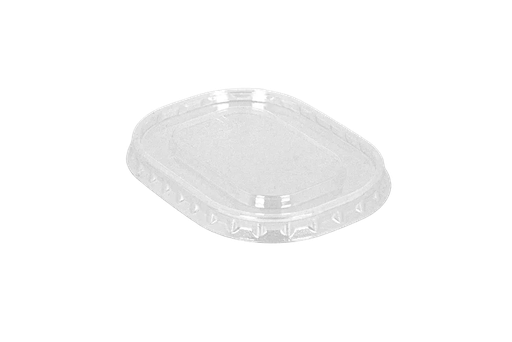 [1519989965] Deksel PET rechthoekig 108mm transparant (tbv kraft sausbakjes) 500st