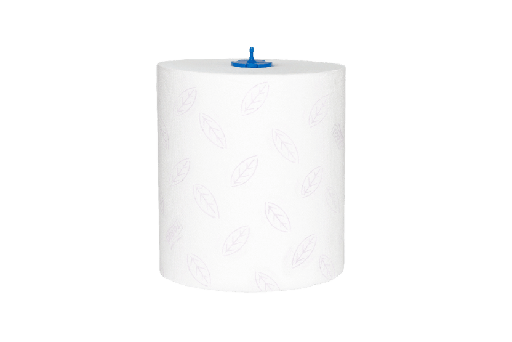 [1519925251] Tork Matic® H1 Zachte Handdoekrol 6x100 m Wit met Blauw Leaf Premium (290016) 6st