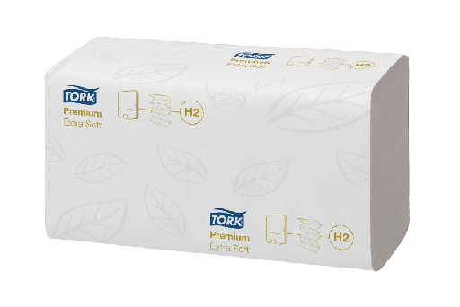 [1519925260] Tork Xpress® H2 Multifold Handdoeken 21x100 vellen Premium Extra zacht Wit (100297) 21st