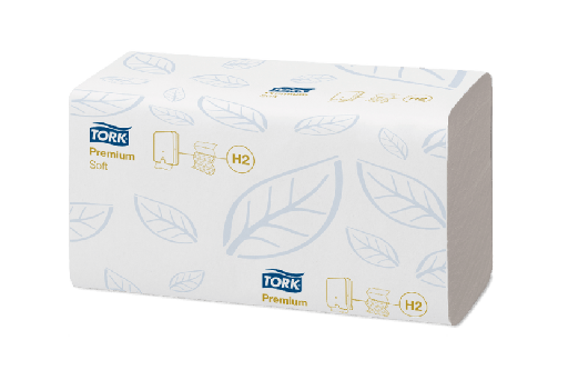 [1519925258] Tork Xpress® H2 Multifold Handdoeken 2-laags Z-vouw 21x150 vellen Wit Premium (100289) 21st