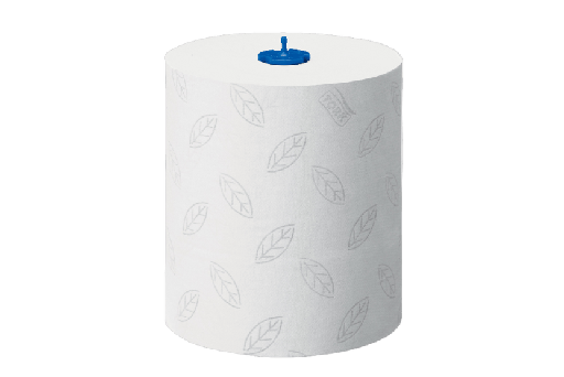 [1519925233] Tork Matic® H1 Zachte Handdoekrol 6 rollen x 150m Absorberend Wit met Grijs Leaf (290067) 6st