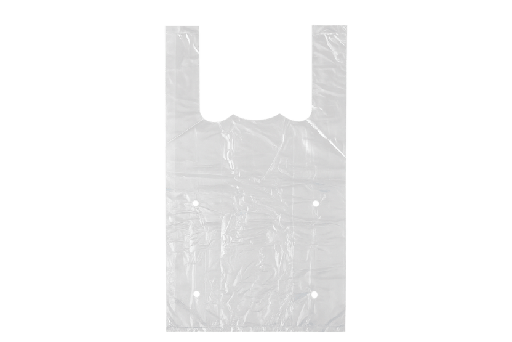 [1519925096] Hemddraagtas transparant LDPE 22+12x41cm 15mu 2000st