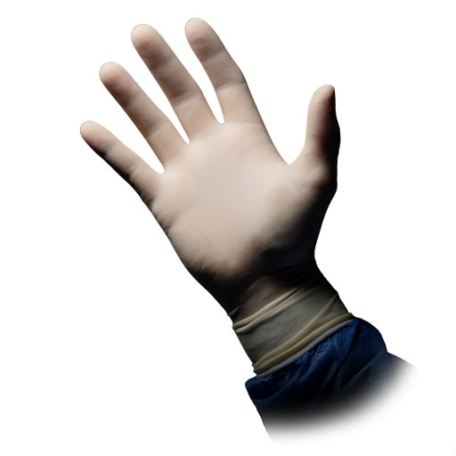 Chirurgisch steriel Latex Wegwerphandschoen Poedervrij Med-Comfort Wit Size 6,5 - 50 paar/doos 